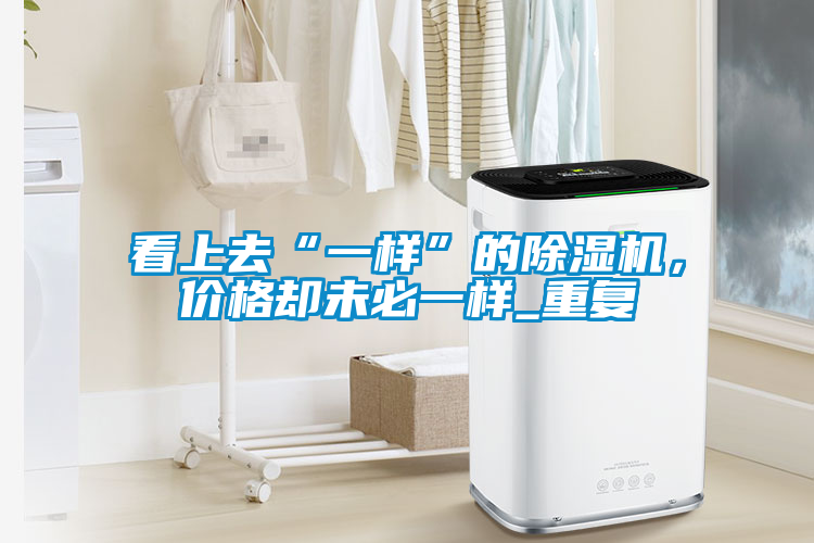 看上去“一樣”的除濕機，價格卻未必一樣_重復
