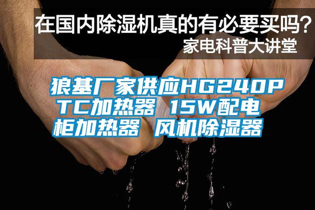 狼基廠家供應(yīng)HG240PTC加熱器 15W配電柜加熱器 風機除濕器