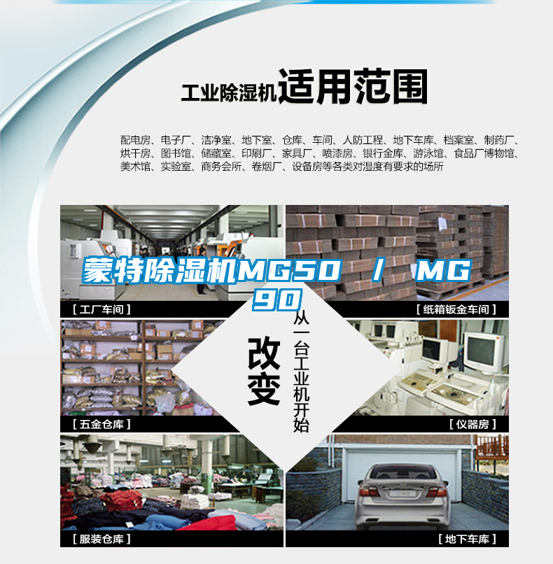 蒙特除濕機MG50 / MG90