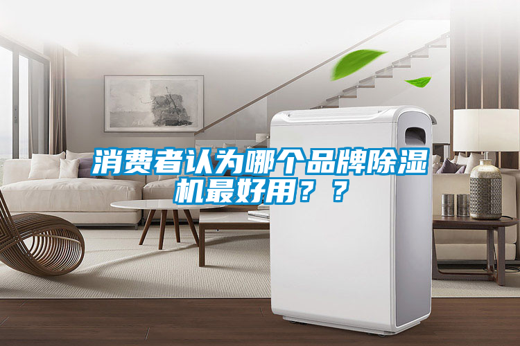消費者認為哪個品牌除濕機最好用？？