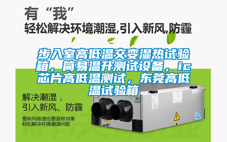 步入室高低溫交變濕熱試驗箱，簡易溫升測試設備，ic芯片高低溫測試，東莞高低溫試驗箱