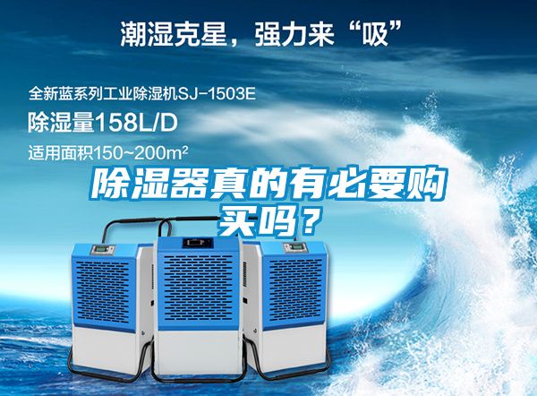除濕器真的有必要購買嗎?