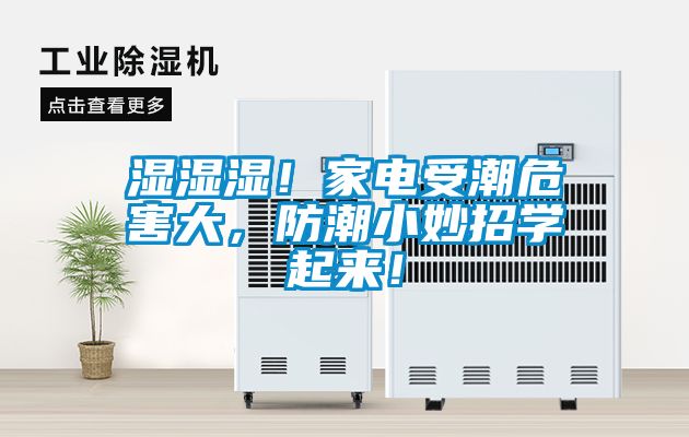 濕濕濕！家電受潮危害大，防潮小妙招學(xué)起來！