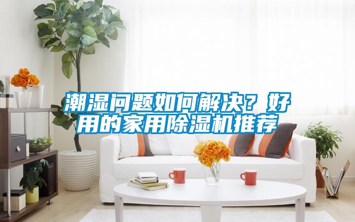潮濕問題如何解決?好用的家用除濕機推薦