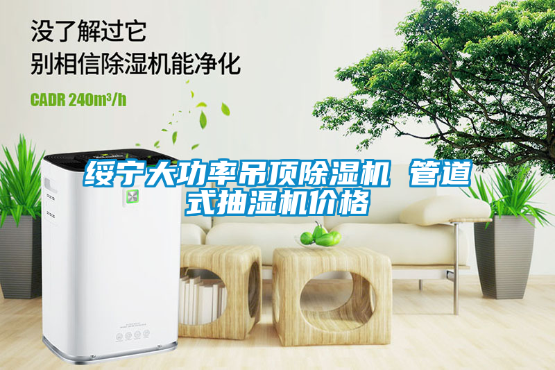 綏寧大功率吊頂除濕機 管道式抽濕機價格