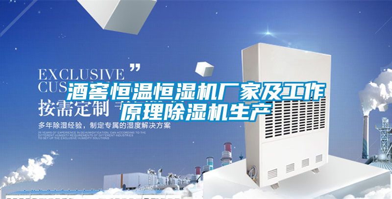 酒窖恒溫恒濕機廠家及工作原理除濕機生產