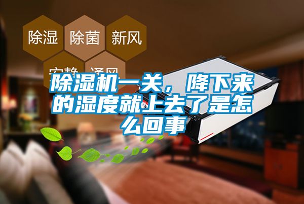 除濕機一關,降下來的濕度就上去了是怎么回事
